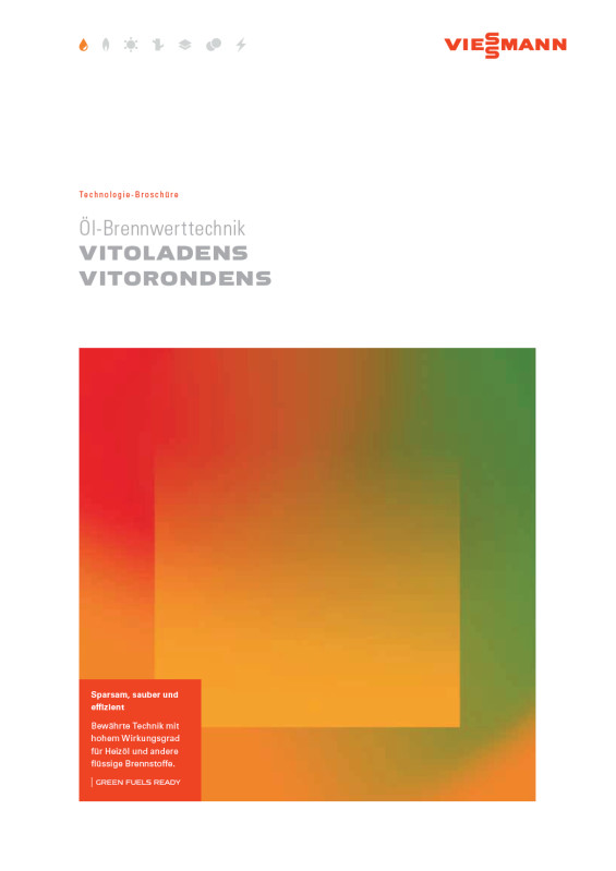 Viessmann Prospekt Öl-Brennwerttechnik Vitoladens und Vitorondens