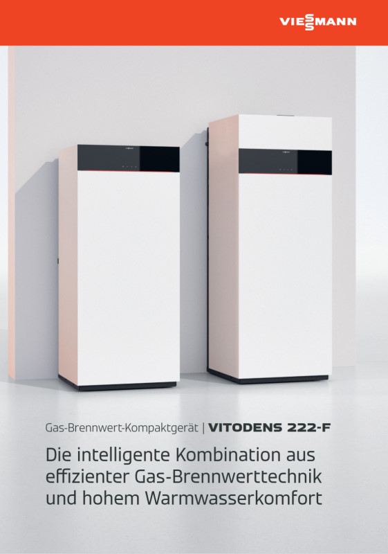 Viessmann Vitodens 222-F Produktprospekt
