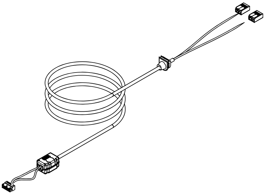 7874850 Viessmann Kleinspannungleitung Lüfter 24V