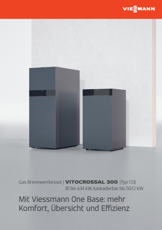 Viessmann Vitocrossal 300 CI3 Produktprospekt
