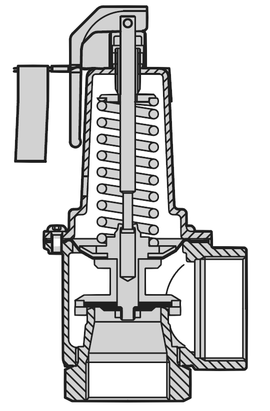 9572992 Viessmann Membran-Sicherheitsventil MS 1½, 3 bar