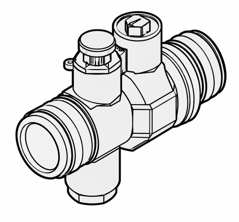 7822414 Viessmann Kugelhahn G 3/4 mit Entlüftung
