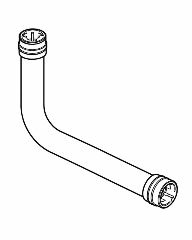 7823163 Viessmann Anschlussrohr Rücklauf WS3B 13/19kW