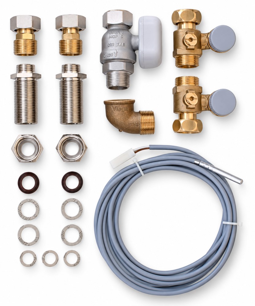VC-Installations-Set, Neu-Installation für bauseitige Installationssysteme
