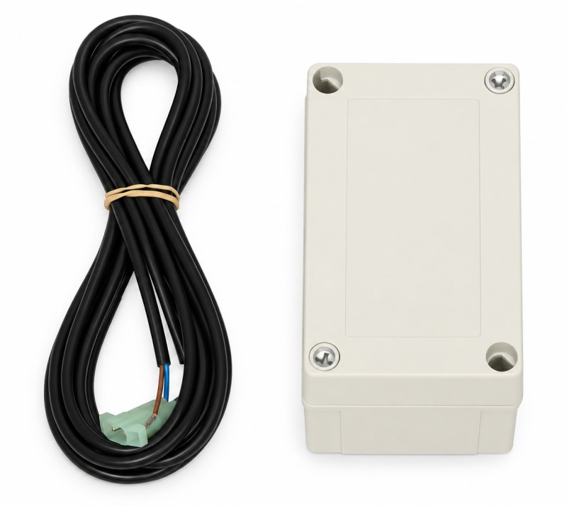 Trennrelais mit Anschlusskabel und Mehrfachklemmstecker