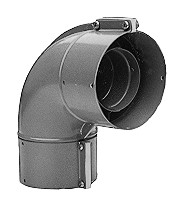 Bild von Bogen 90° für Anschluss an Gastherme GG (LAS)