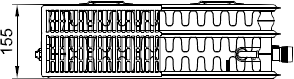 Ventilheizkörper Typ 33 x-therm