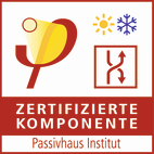 Passivhaus Institut zertifizierte Komponente
