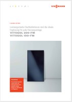 Prospekt Viessmann Vitosol Flachkollektoren Prospekt Viessmann Vitosol Flachkollektoren